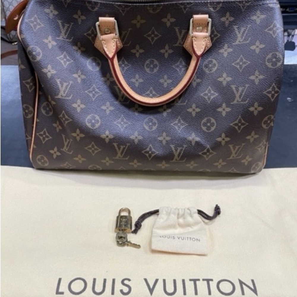 Louis Vuitton Speedy 35 Monogram Canvas Like New - Discontinued - Picture 11 of 15